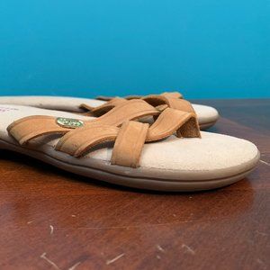 G.H. Bass Sharon Women's Summer Sandals - Size 6, Brown, Leather